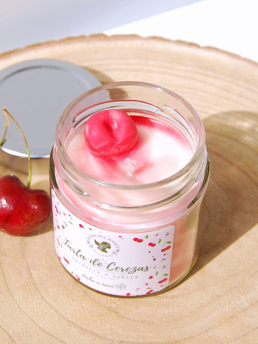 Vela Tarta de Cerezas