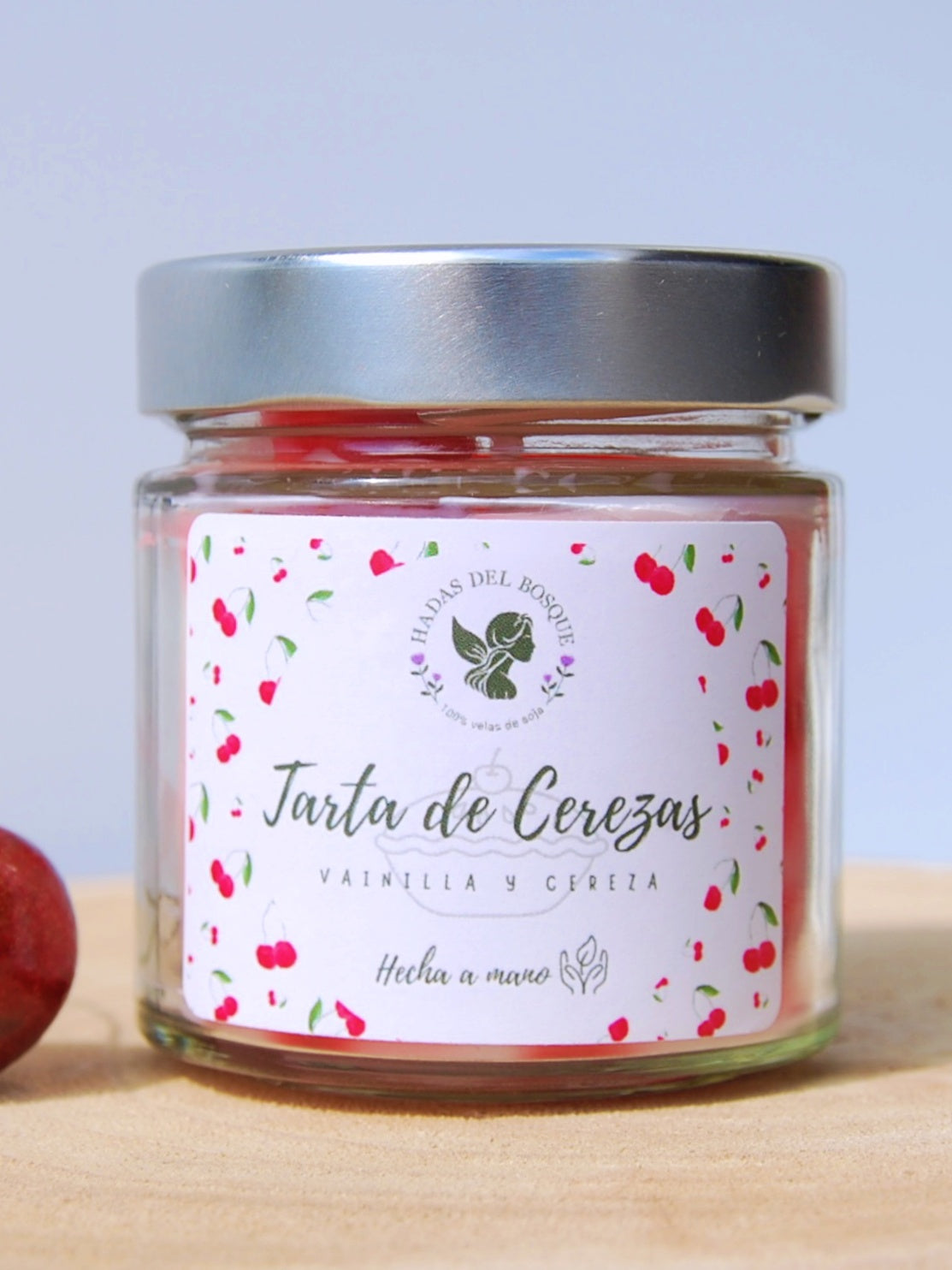 Vela Tarta de Cerezas